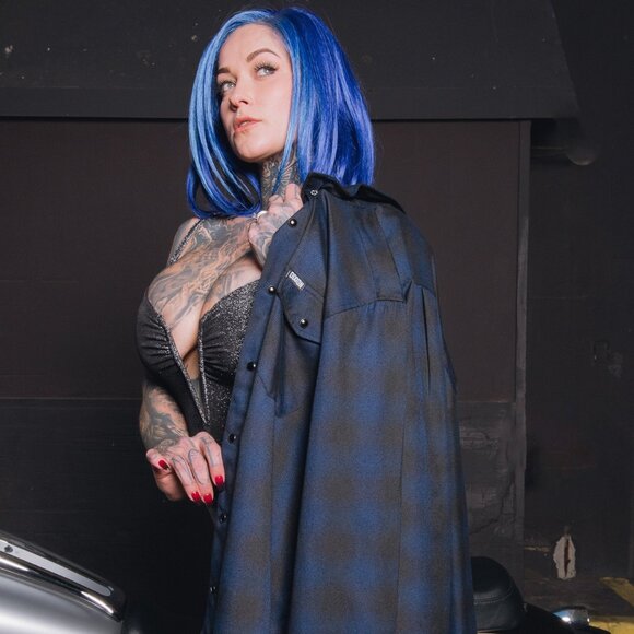 Dixxon Flannel Company: Midnight 10Yr Flannel Shirt, Women's MEDIUM, Inc Tag - Picture 1 of 10